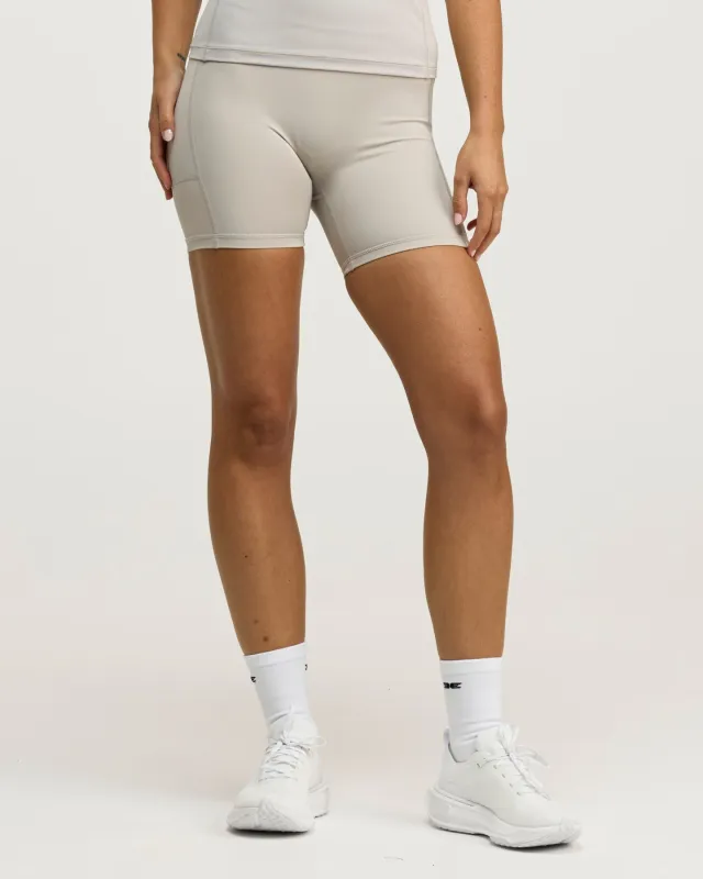 PerForm Pocket Shorts - Stone Grey sold by Elite Eleven