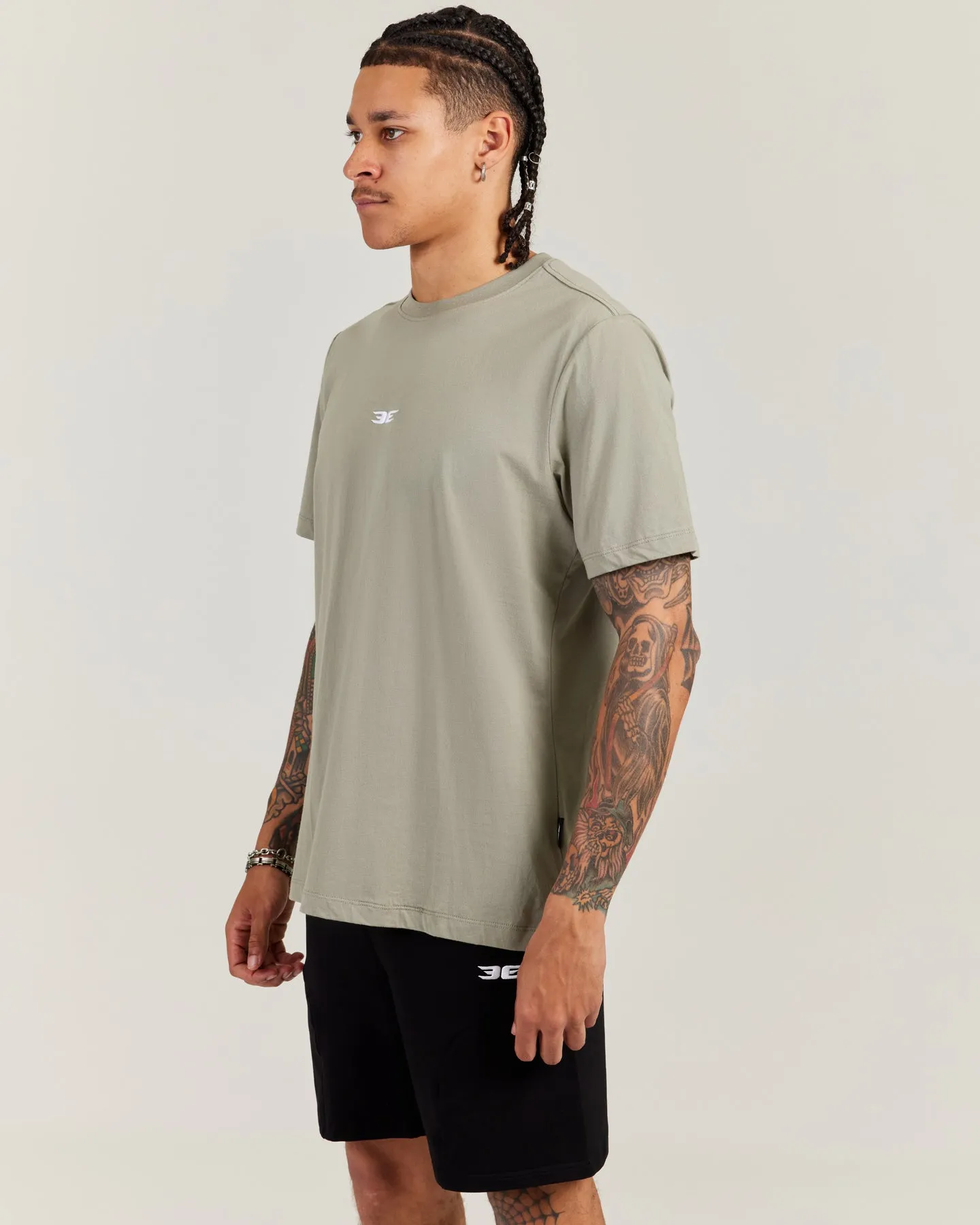 Men's Classic Lite Tee - Stone Khaki sold by Elite Eleven product image thumbnail 3