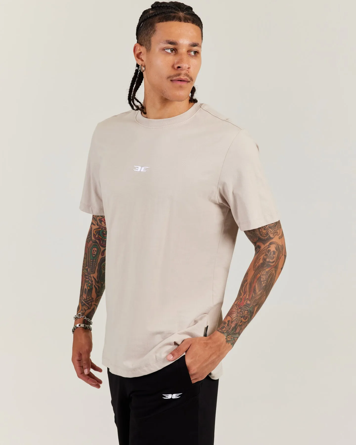 Men's Classic Lite Tee - Taupe sold by Elite Eleven product image thumbnail 3