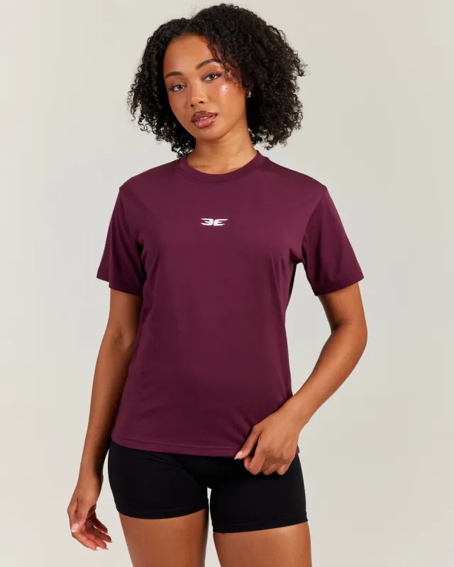 Women's Classic Lite Tee - Cherry Cola sold by Elite Eleven