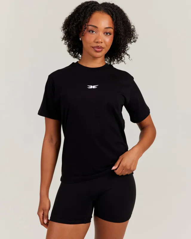 Women's Classic Lite Tee - Black sold by Elite Eleven