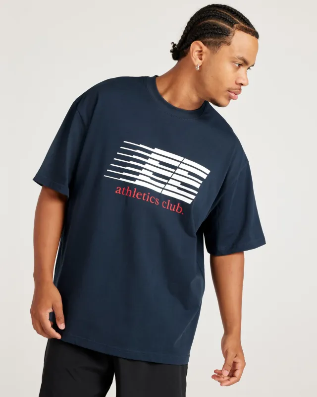 Athletics Club Tee - Navy sold by Elite Eleven