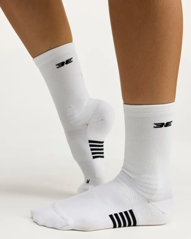 Performance Socks - Black/White (No Stripe) sold by Elite Eleven