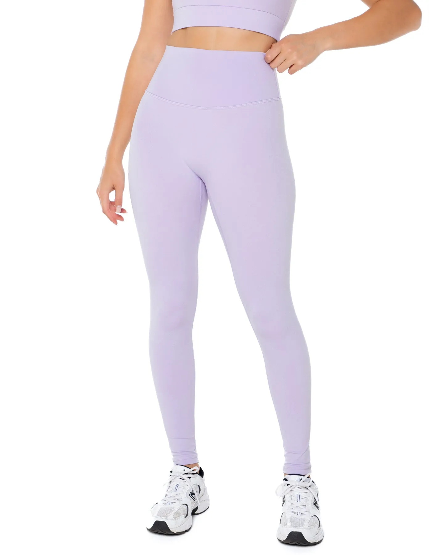 Aura Scrunch Leggings - Lilac sold by Elite Eleven