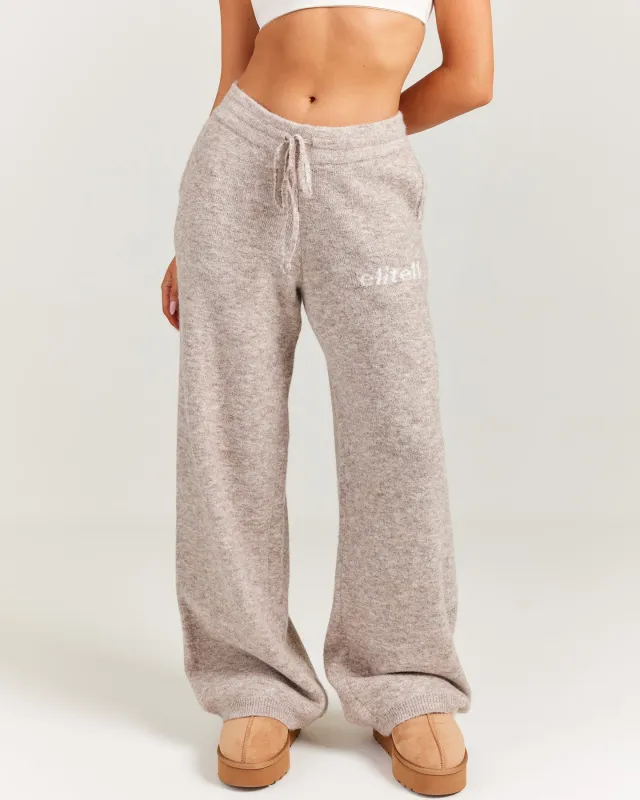 V1 Elite 11 Knitted Wide Leg Pants - Taupe sold by Elite Eleven