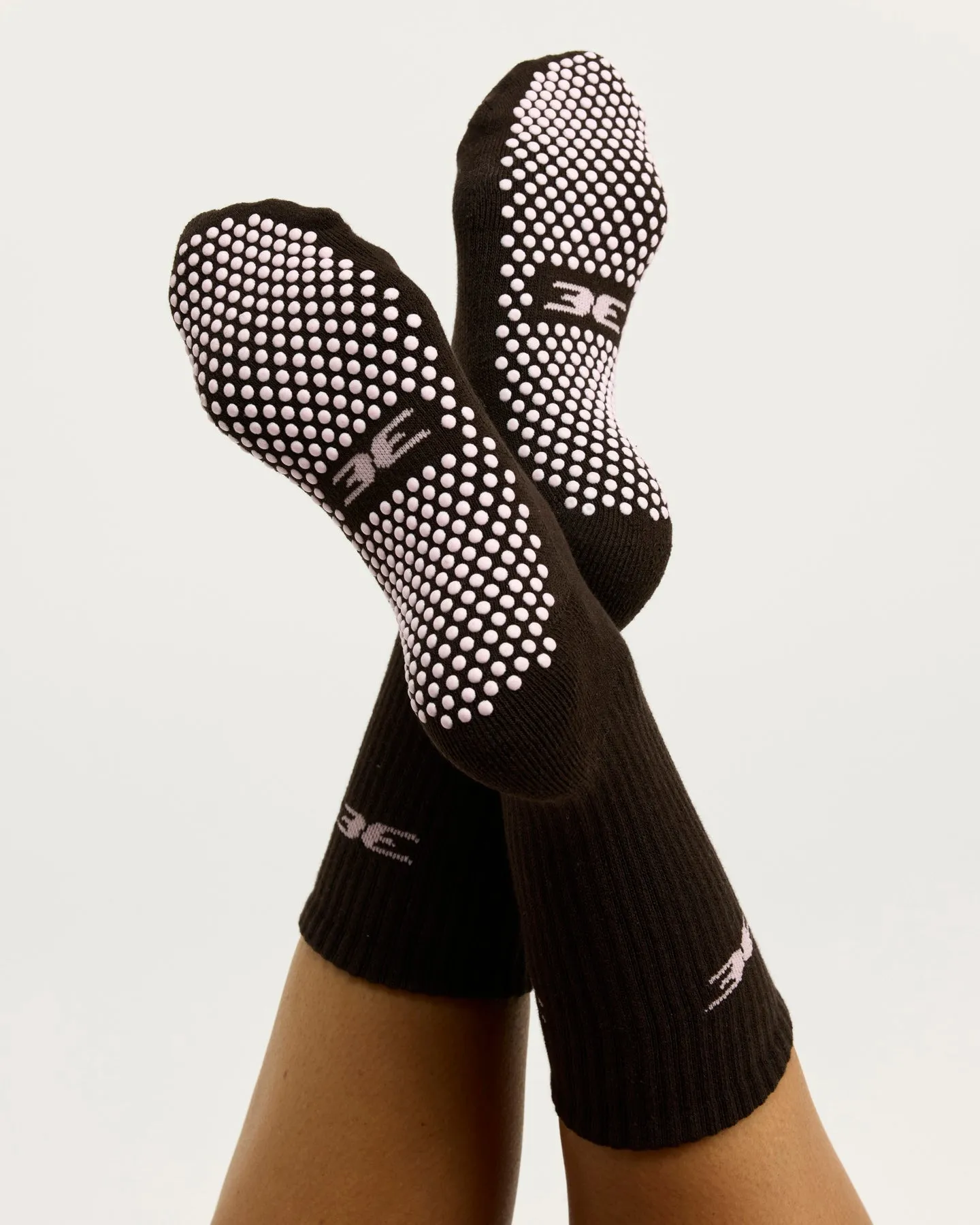 EE Crew Grip Socks - Coffee Bean/Candy Pink sold by Elite Eleven product image thumbnail 4