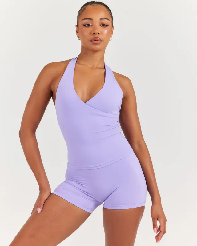Airey Halter Tank - Bright Lilac sold by Elite Eleven