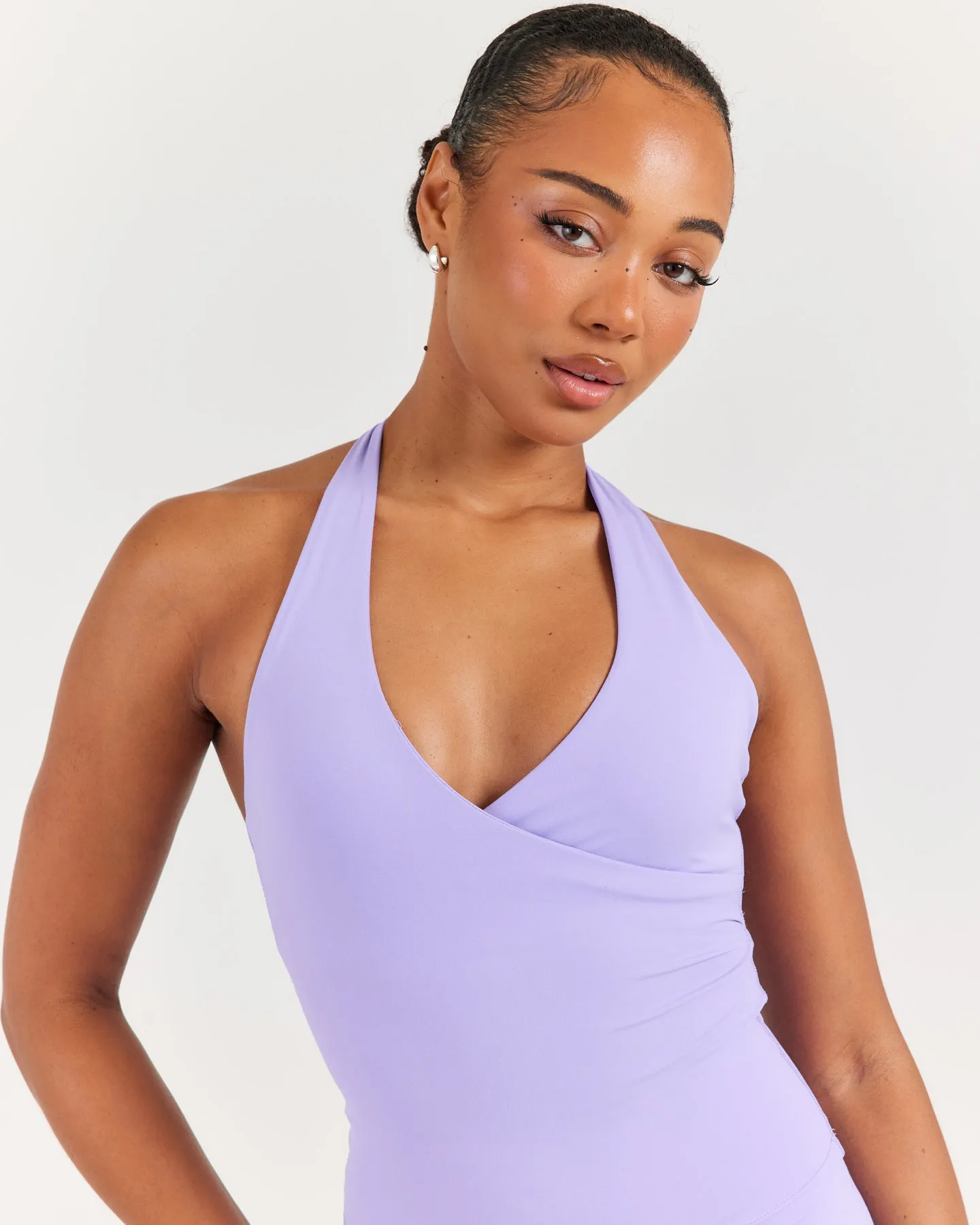 Airey Halter Tank - Bright Lilac sold by Elite Eleven product image thumbnail 4
