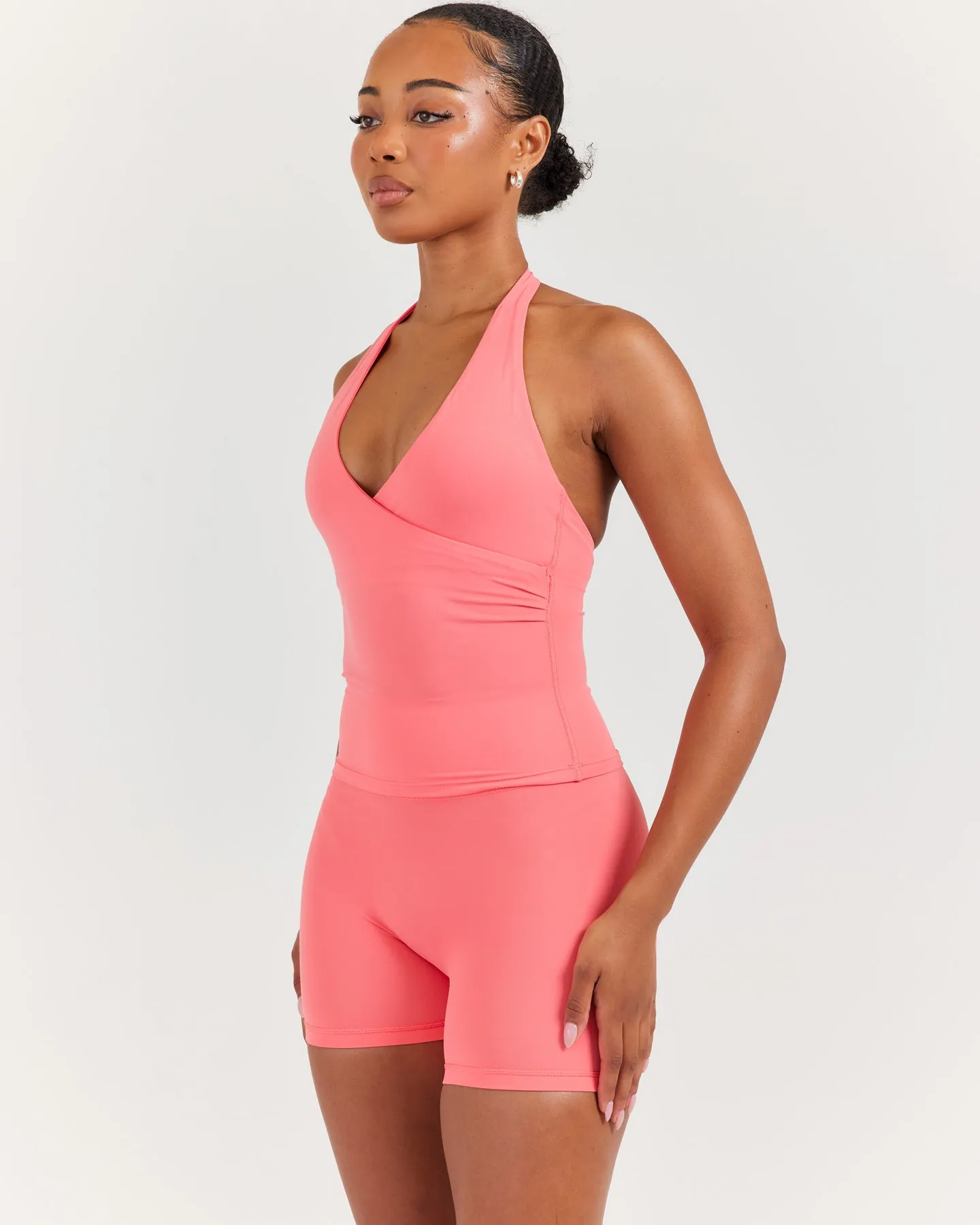 Airey Halter Tank - Pink Papaya sold by Elite Eleven product image thumbnail 3