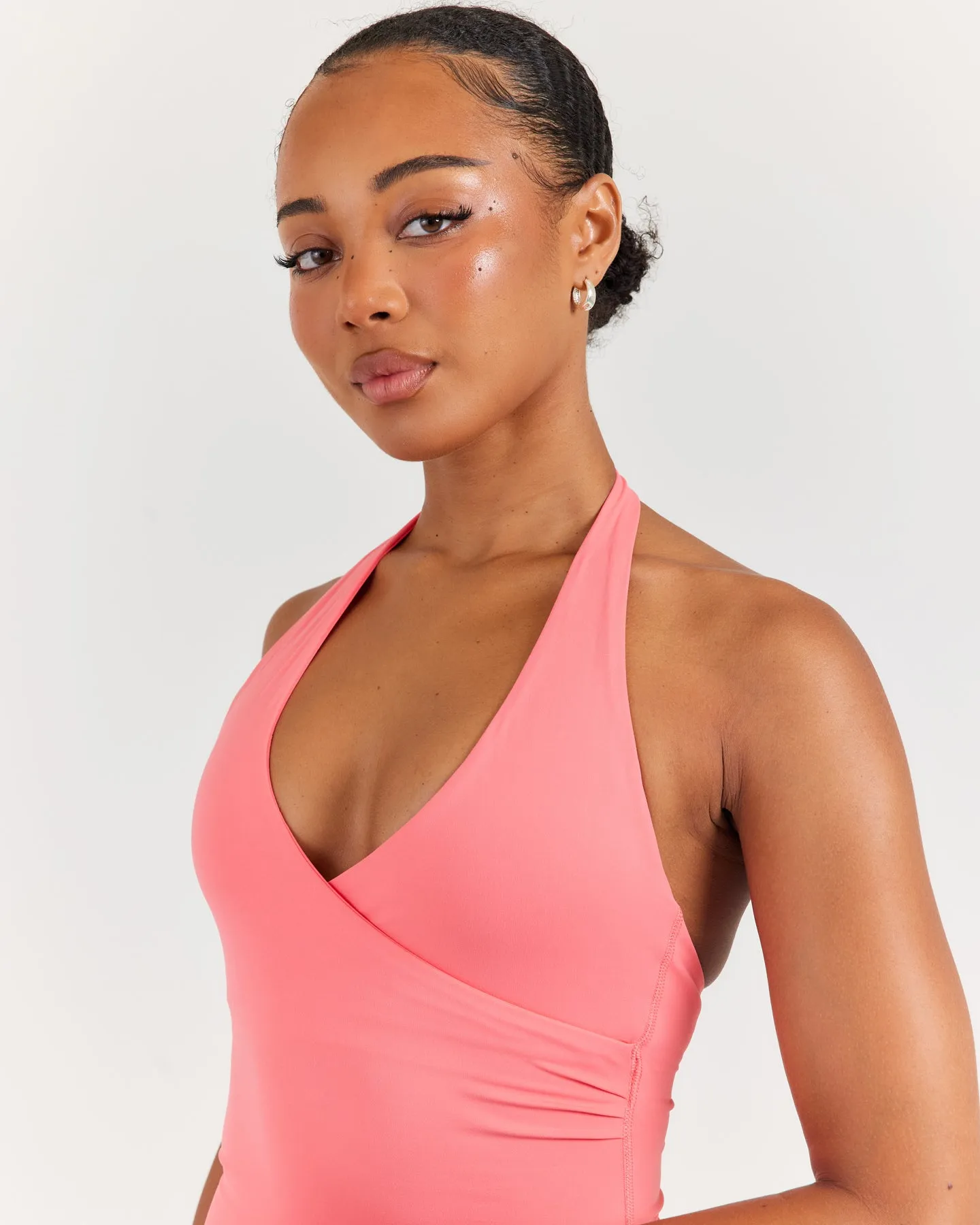 Airey Halter Tank - Pink Papaya sold by Elite Eleven product image thumbnail 4