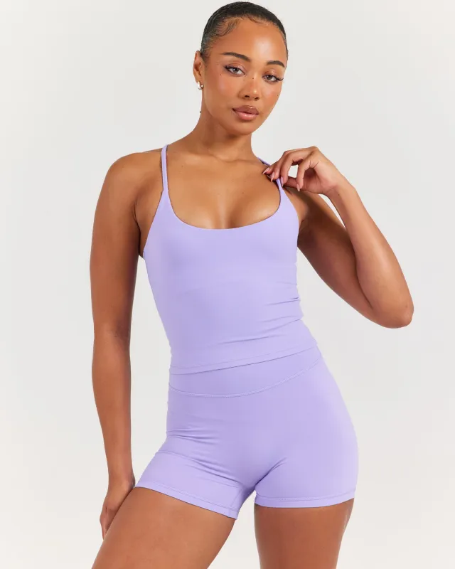 Airey Tank - Bright Lilac sold by Elite Eleven