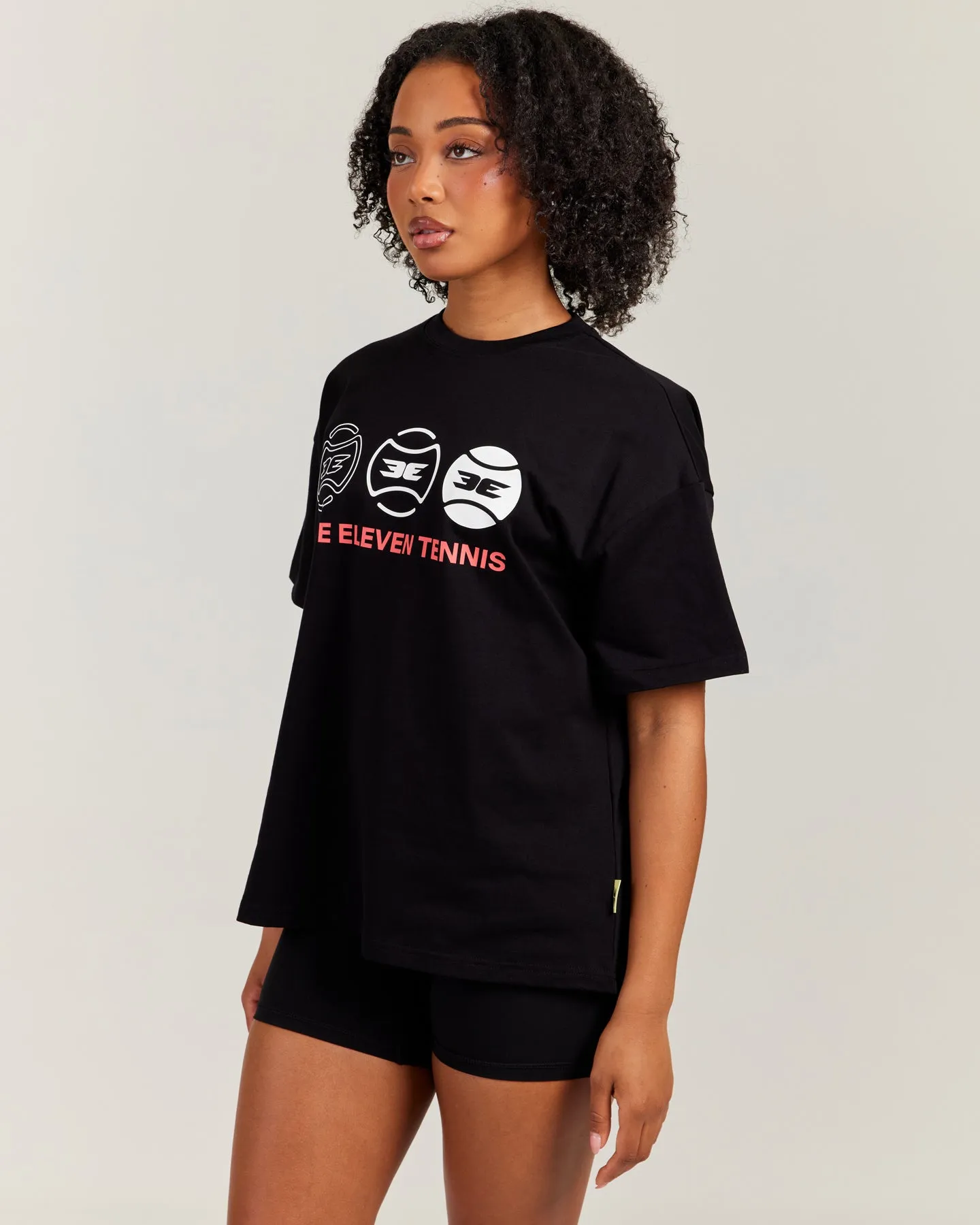 Women's Oversized Tri Ball Tee - Black sold by Elite Eleven product image thumbnail 3