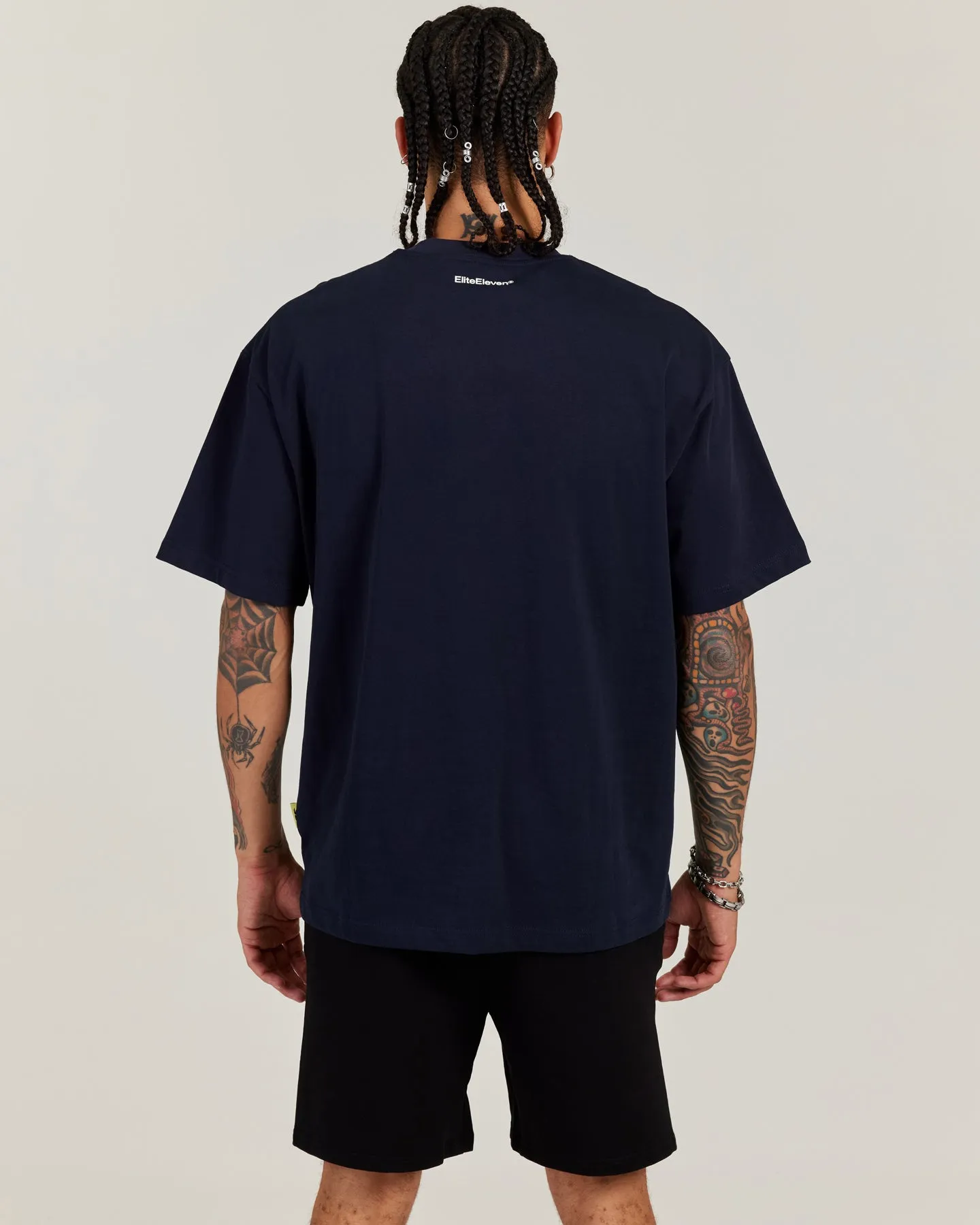 Men's Oversized Tri Ball Tee - Navy sold by Elite Eleven product image thumbnail 2