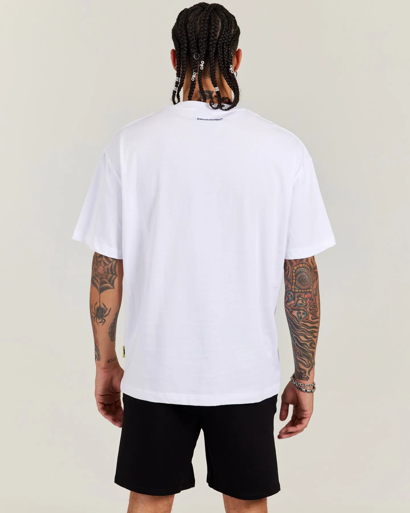 Men's Oversized Tri Ball Tee - White sold by Elite Eleven product image thumbnail 2