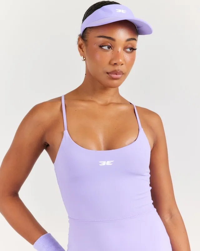 EE Tennis Visor V2 - Bright Lilac sold by Elite Eleven