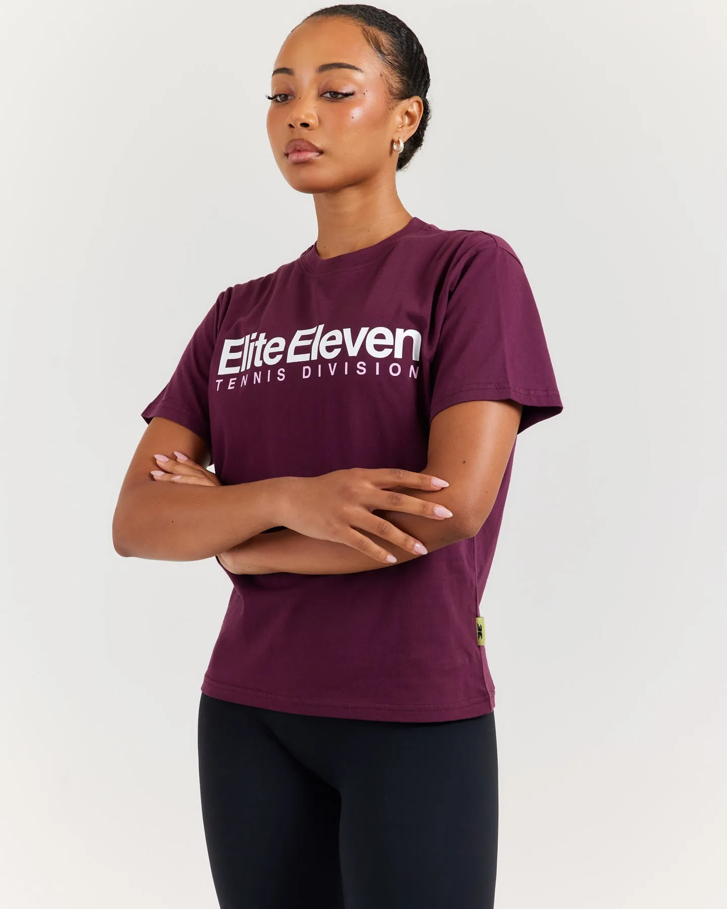 Women's Tennis Lite Tee - Cherry Cola sold by Elite Eleven product image thumbnail 3