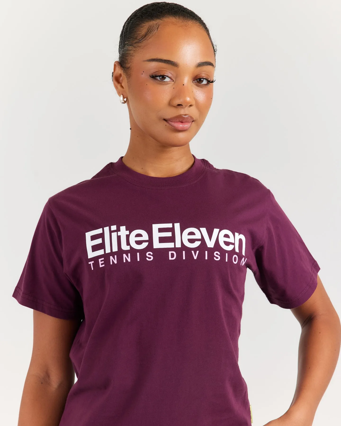 Women's Tennis Lite Tee - Cherry Cola sold by Elite Eleven product image thumbnail 4