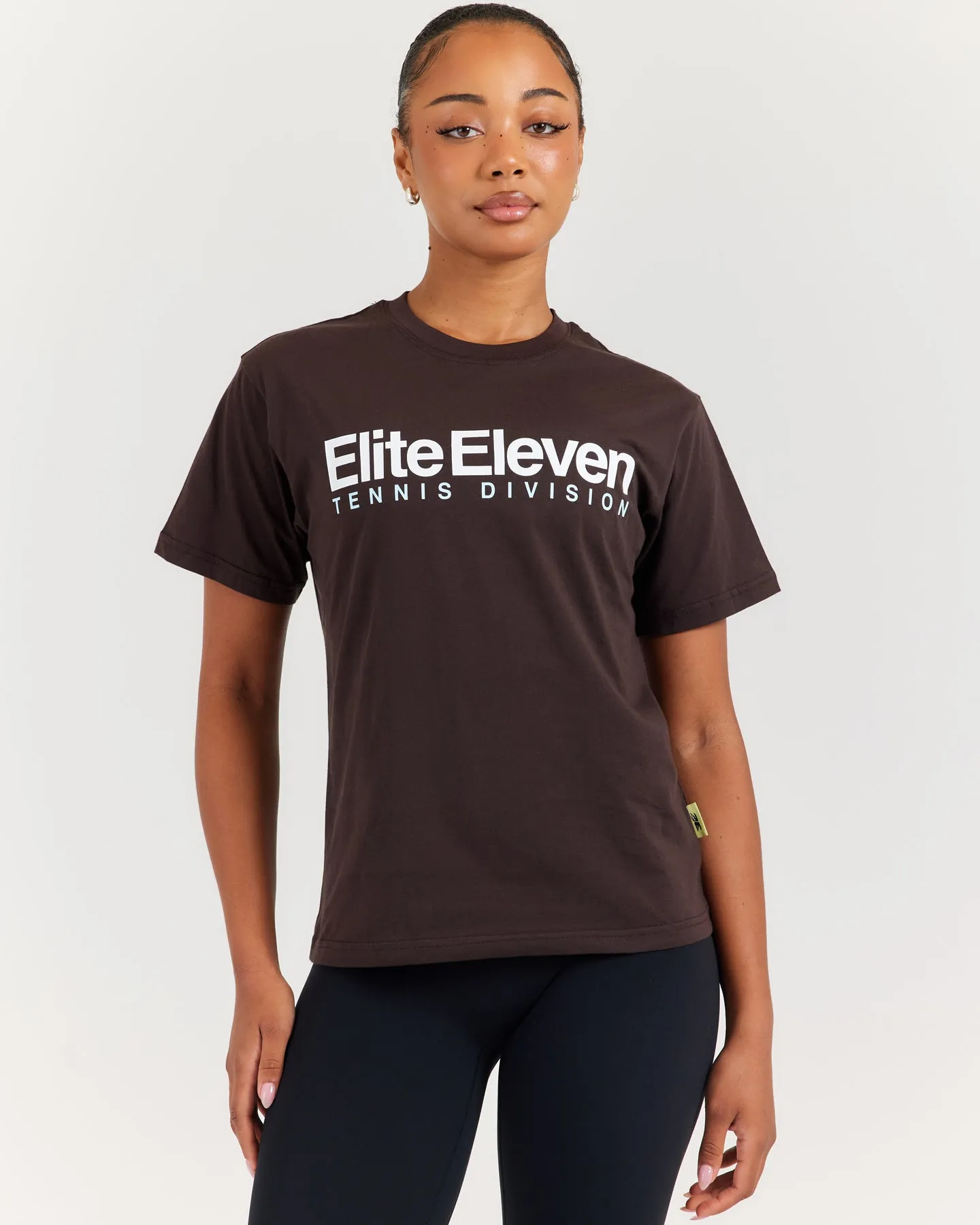 Women's Tennis Lite Tee - Espresso sold by Elite Eleven