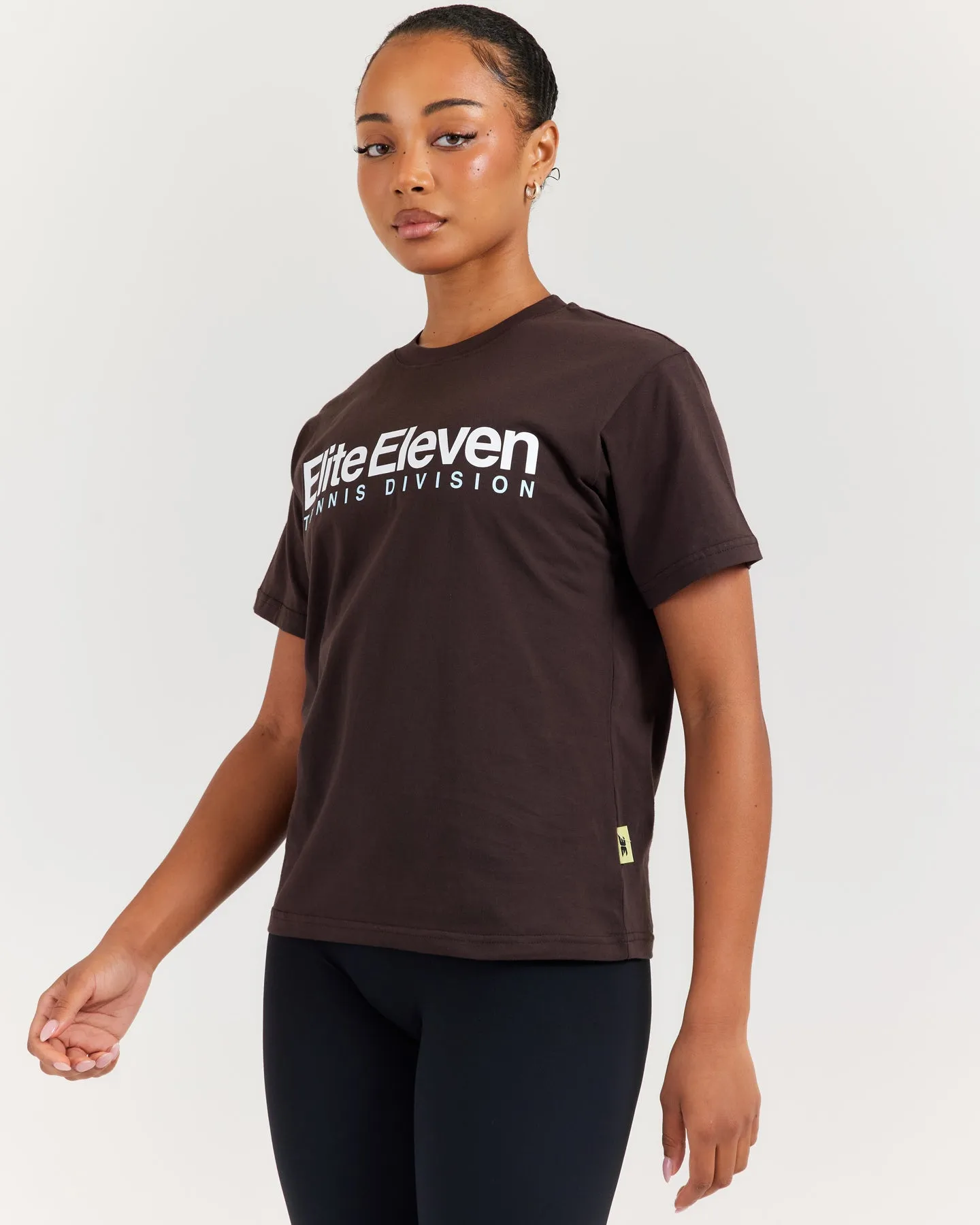 Women's Tennis Lite Tee - Espresso sold by Elite Eleven product image thumbnail 3