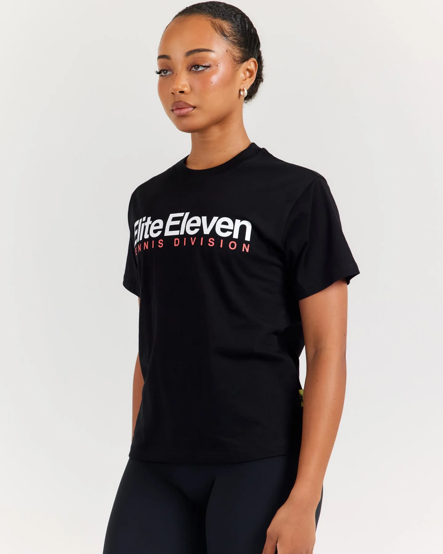Women's Tennis Lite Tee - Black sold by Elite Eleven product image thumbnail 3