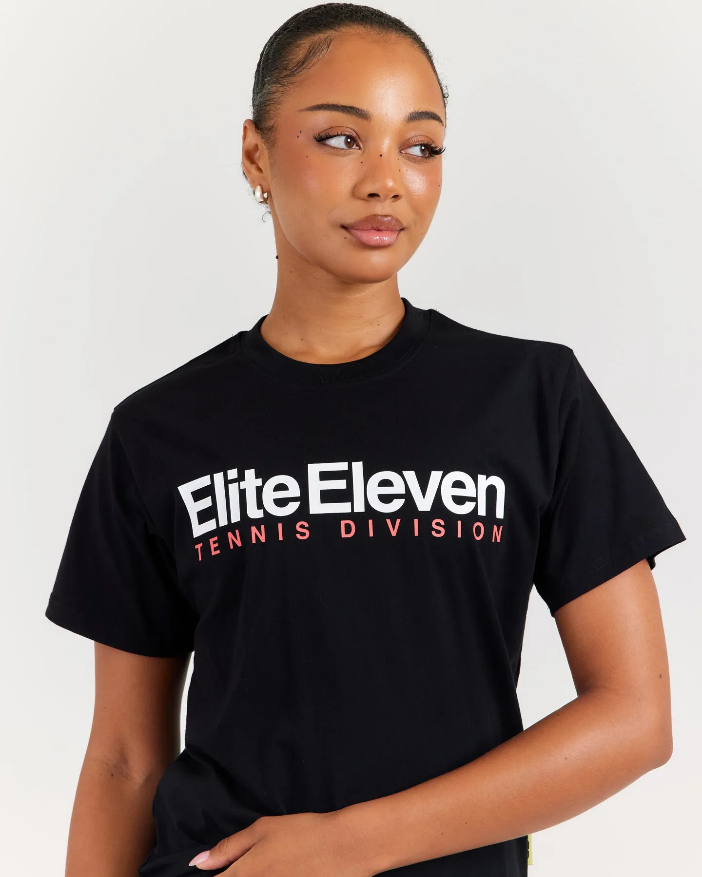 Women's Tennis Lite Tee - Black sold by Elite Eleven product image thumbnail 4