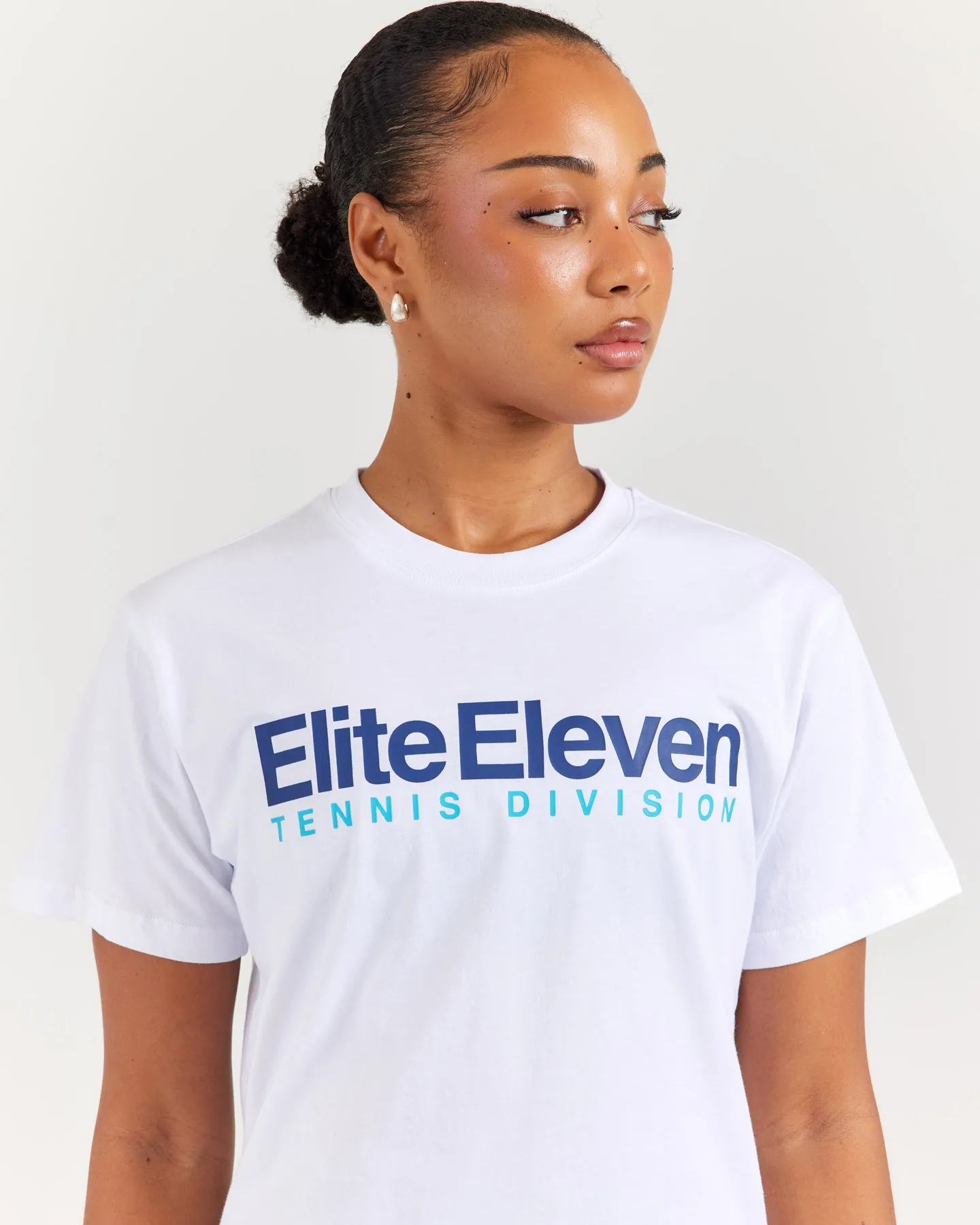 Women's Tennis Lite Tee - White sold by Elite Eleven product image thumbnail 4