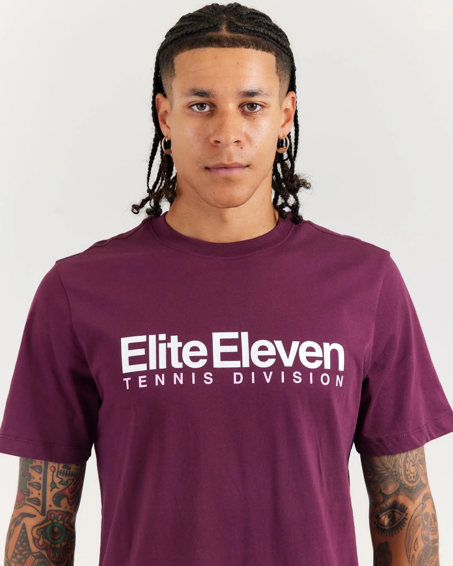 Men's Tennis Lite Tee - Cherry Cola sold by Elite Eleven product image thumbnail 4