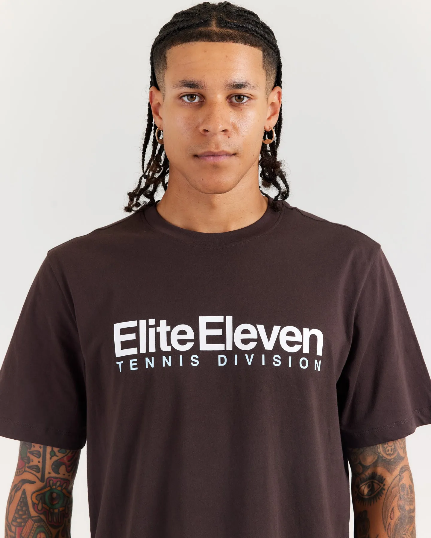 Men's Tennis Lite Tee - Espresso sold by Elite Eleven product image thumbnail 4