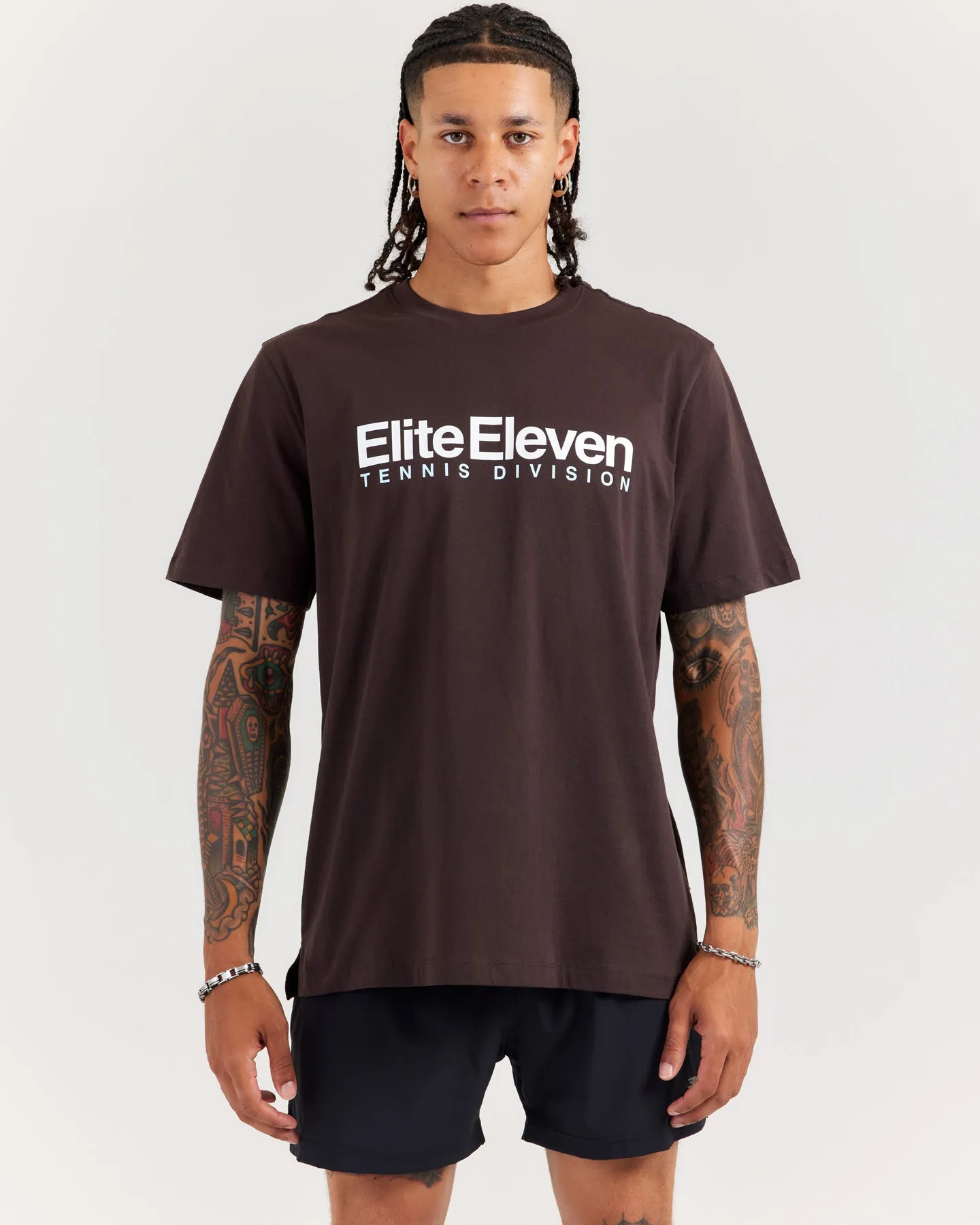 Men's Tennis Lite Tee - Espresso sold by Elite Eleven