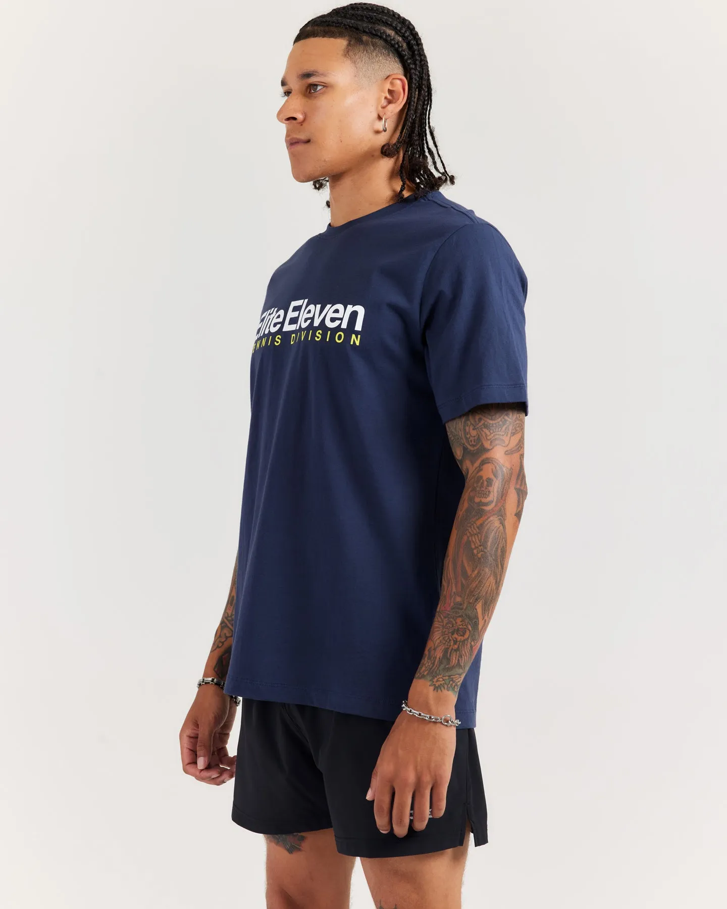 Men's Tennis Lite Tee - Navy sold by Elite Eleven product image thumbnail 3