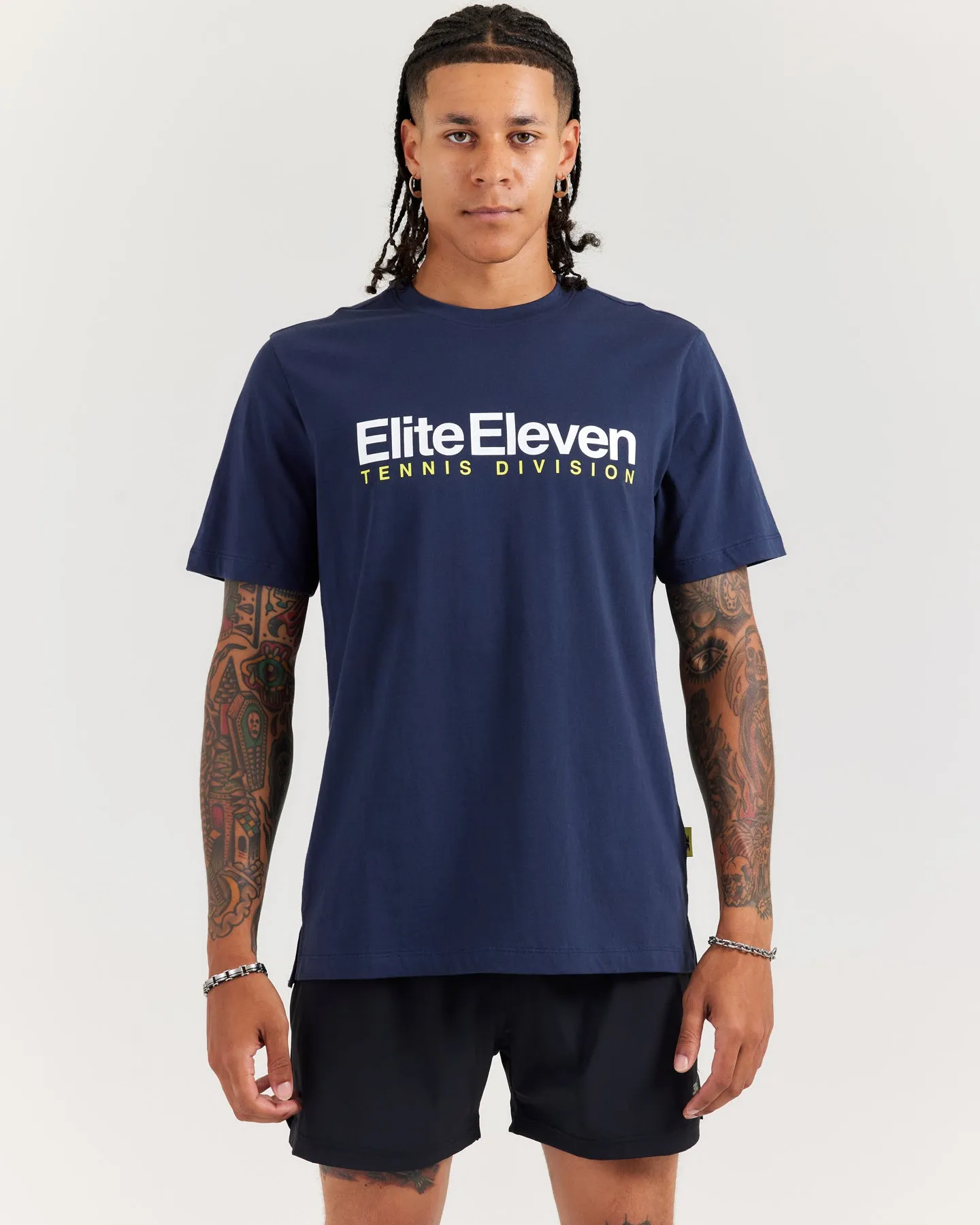 Men's Tennis Lite Tee - Navy sold by Elite Eleven