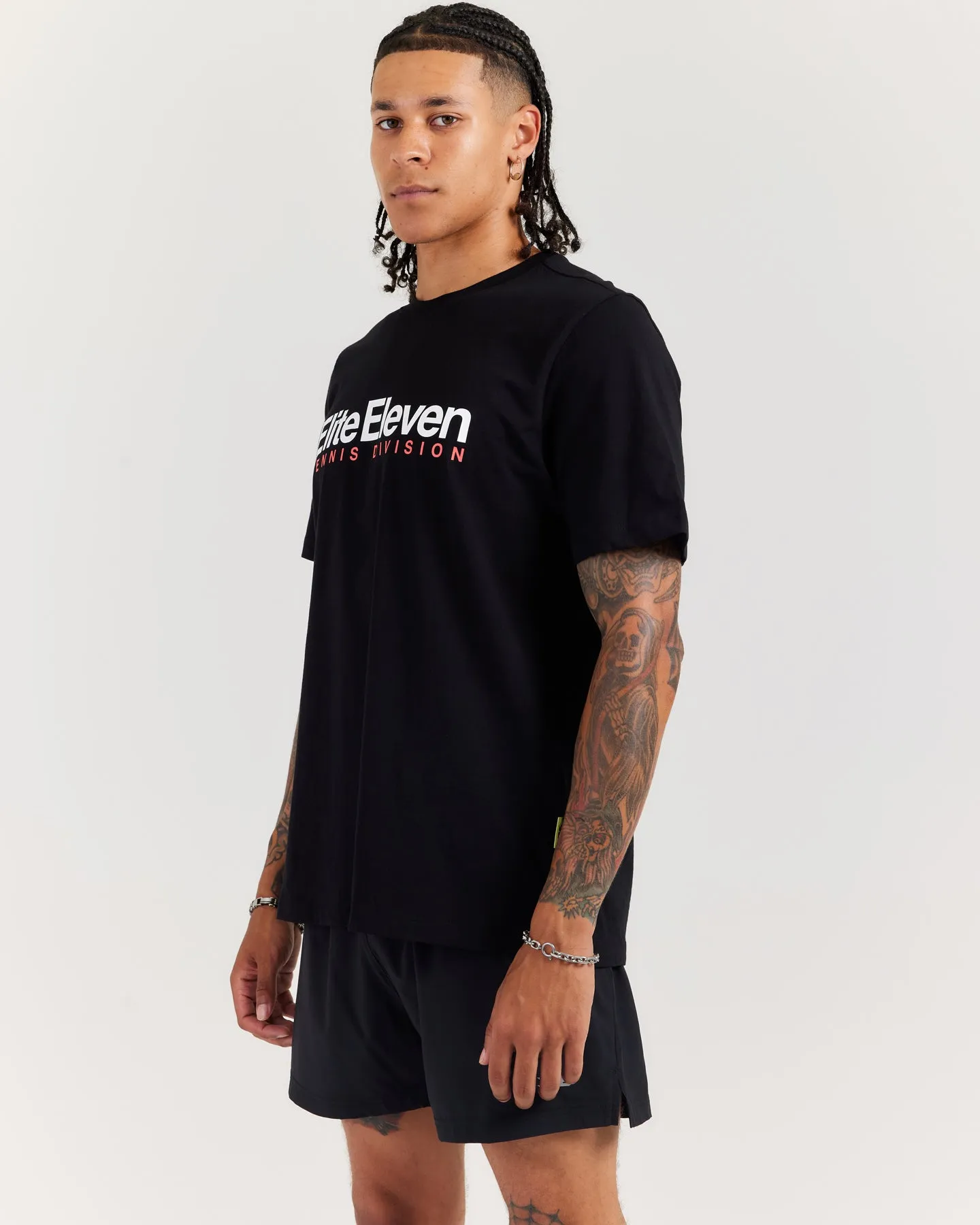 Men's Tennis Lite Tee - Black sold by Elite Eleven product image thumbnail 3