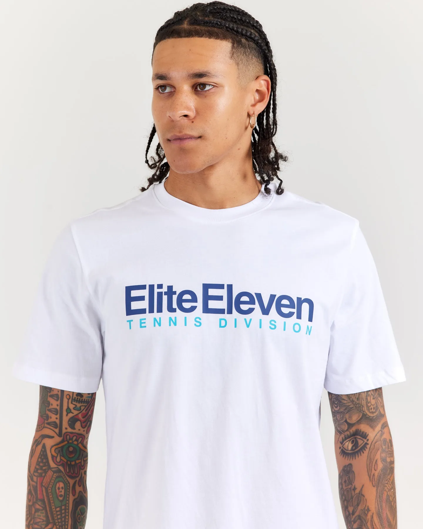 Men's Tennis Lite Tee - White sold by Elite Eleven product image thumbnail 4