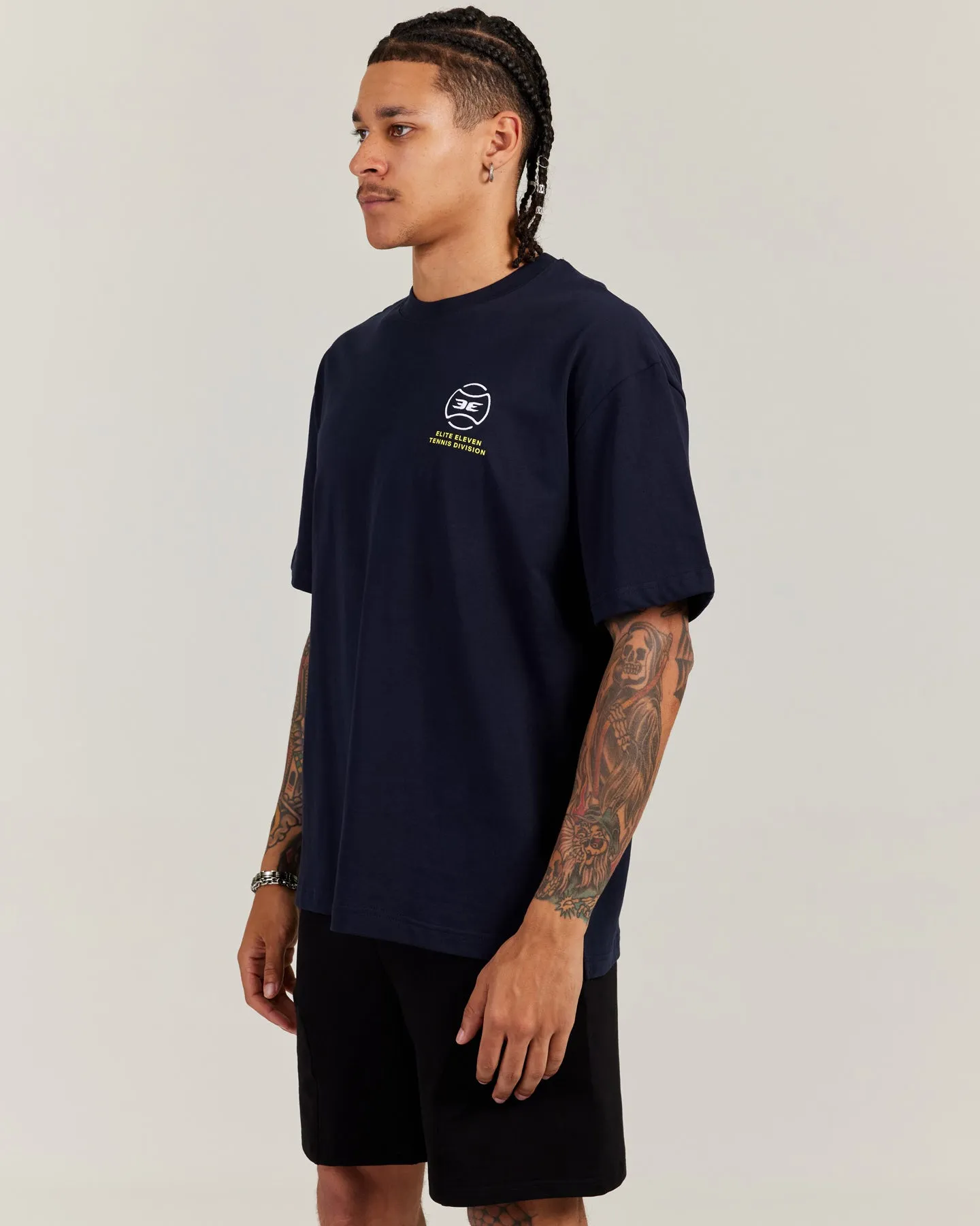 Men's Oversized Clubhouse Tee - Navy sold by Elite Eleven product image thumbnail 3