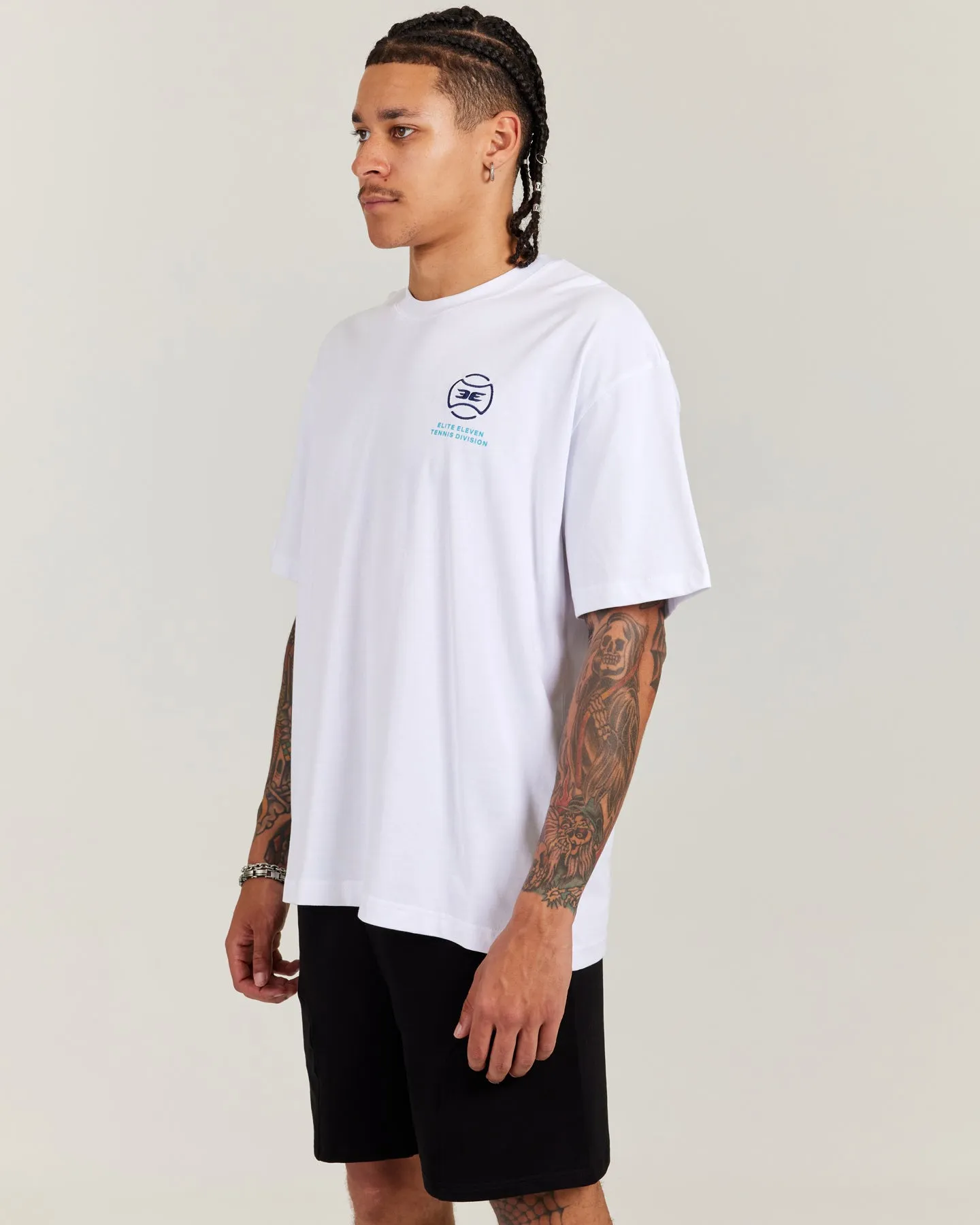 Men's Oversized Clubhouse Tee - White sold by Elite Eleven product image thumbnail 3