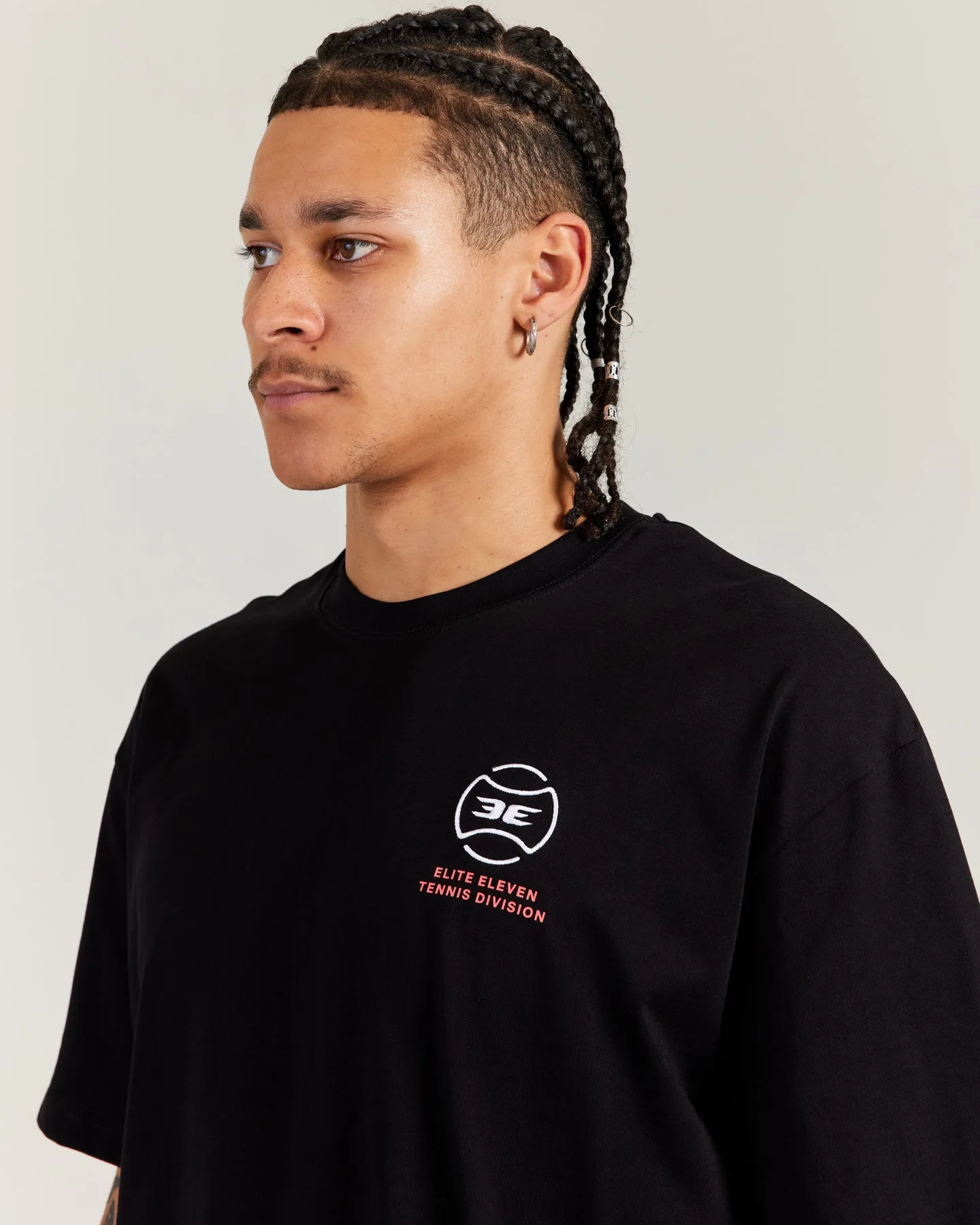 Men's Oversized Clubhouse Tee - Black sold by Elite Eleven product image thumbnail 4