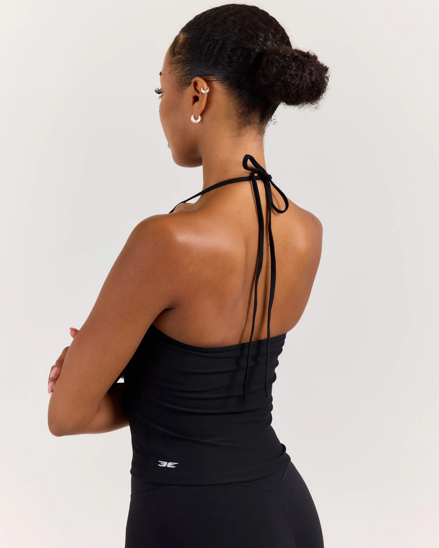 EE Halter Tie Tank - Black sold by Elite Eleven product image thumbnail 4