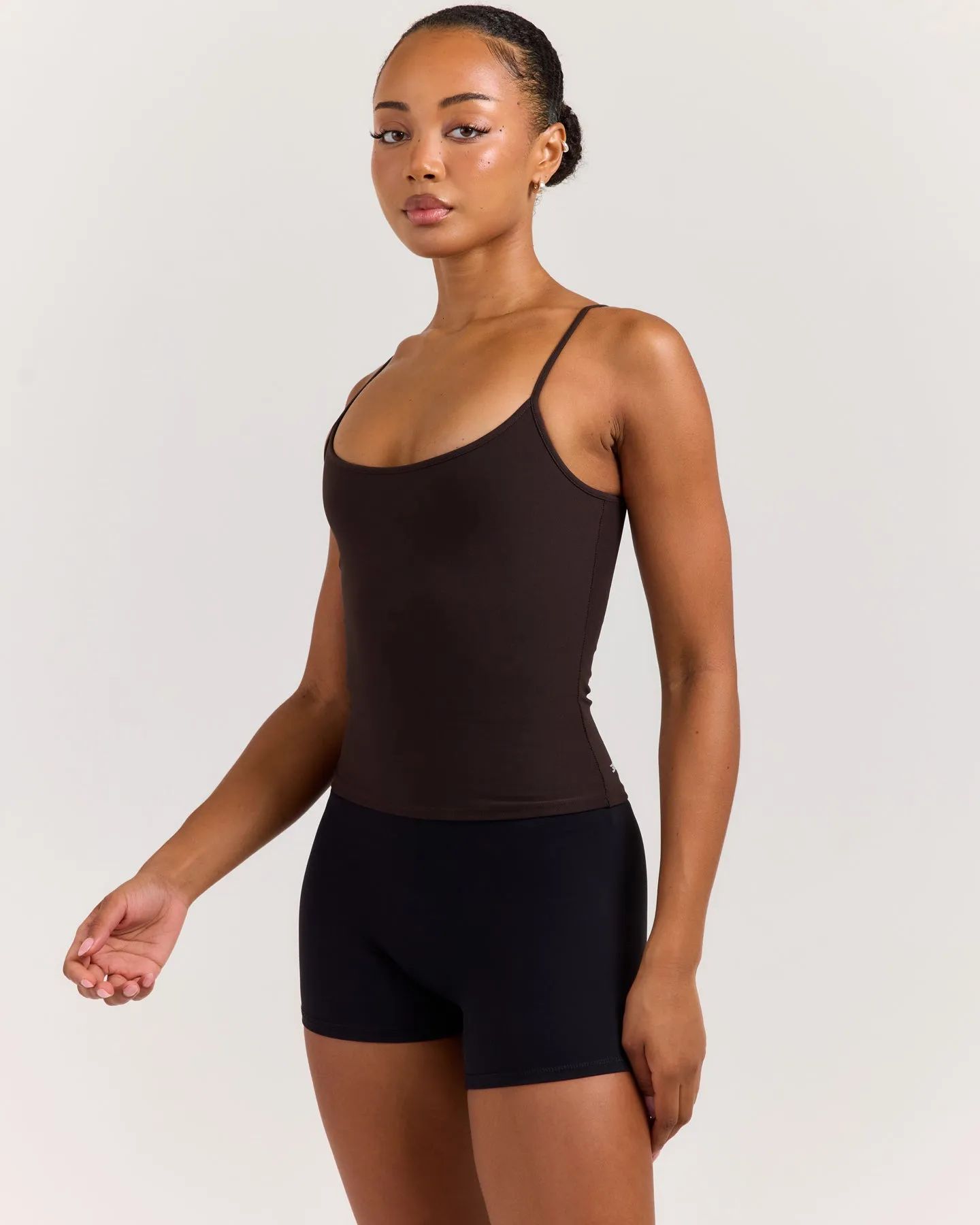 EE Thin Strap Tank - Coffee Bean sold by Elite Eleven product image thumbnail 3