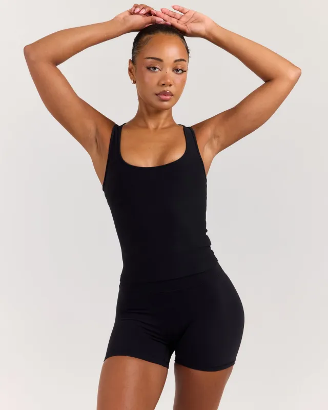 EE Scoop Tank - Black sold by Elite Eleven