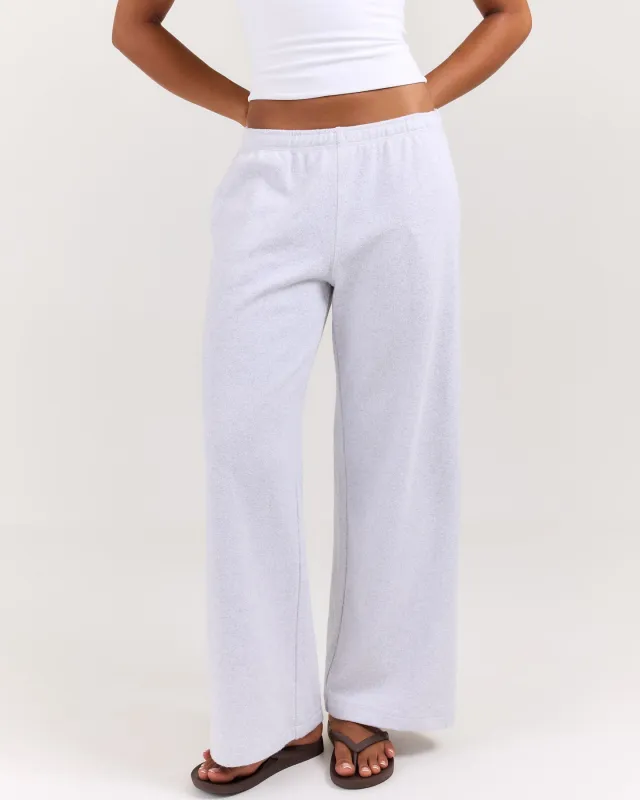 Terry Towelling Wide Leg Pants - Grey sold by Elite Eleven