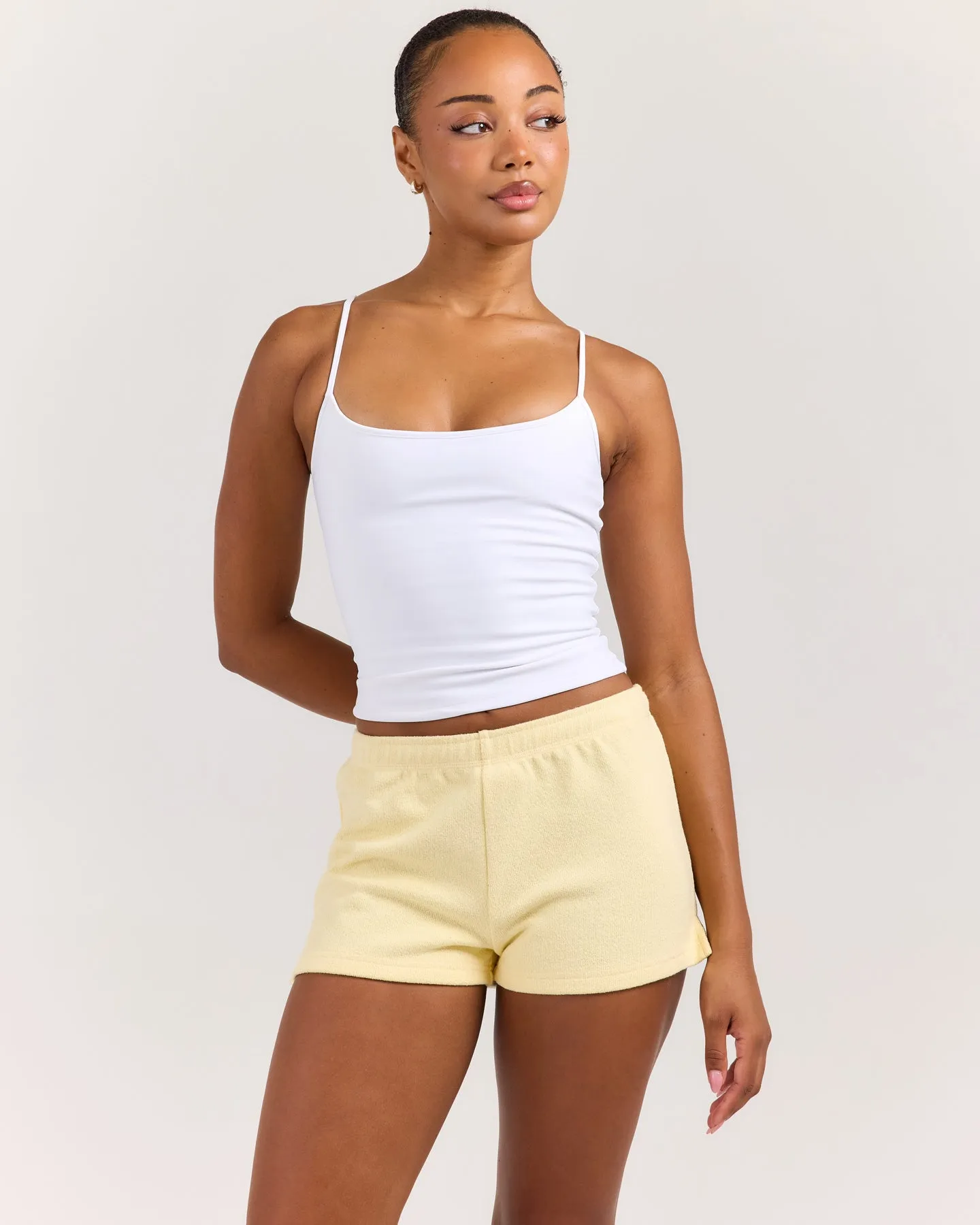 Terry Towelling Shorts - Butter sold by Elite Eleven product image thumbnail 3