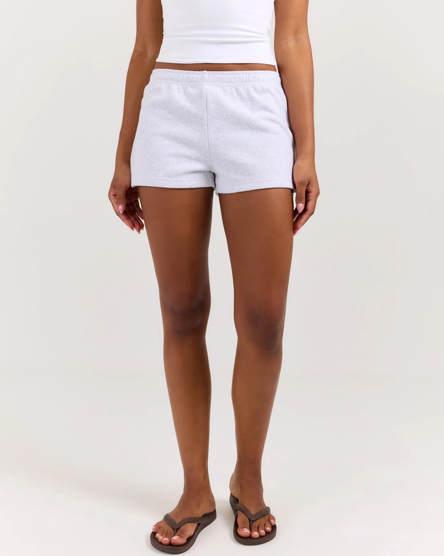 Terry Towelling Shorts - Grey sold by Elite Eleven