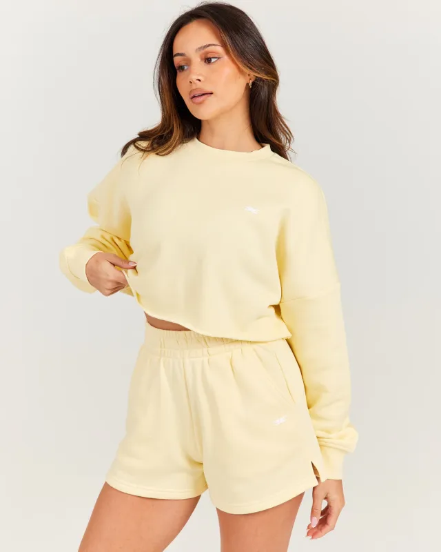 Omni Cropped Crewneck - Butter sold by Elite Eleven