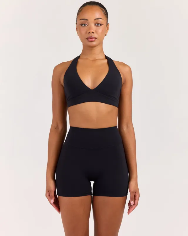 Luna Halter Bra - Black made by Elite Eleven