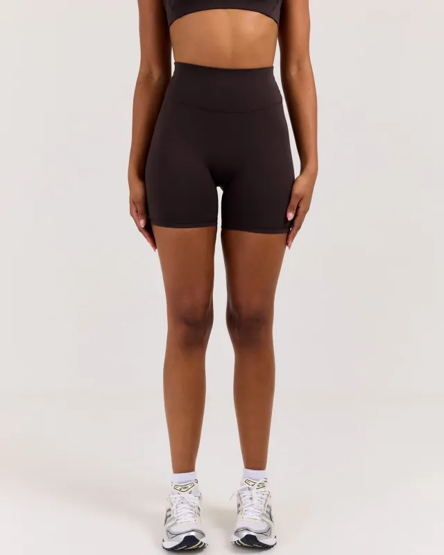 Luna Shorts - Coffee Bean sold by Elite Eleven