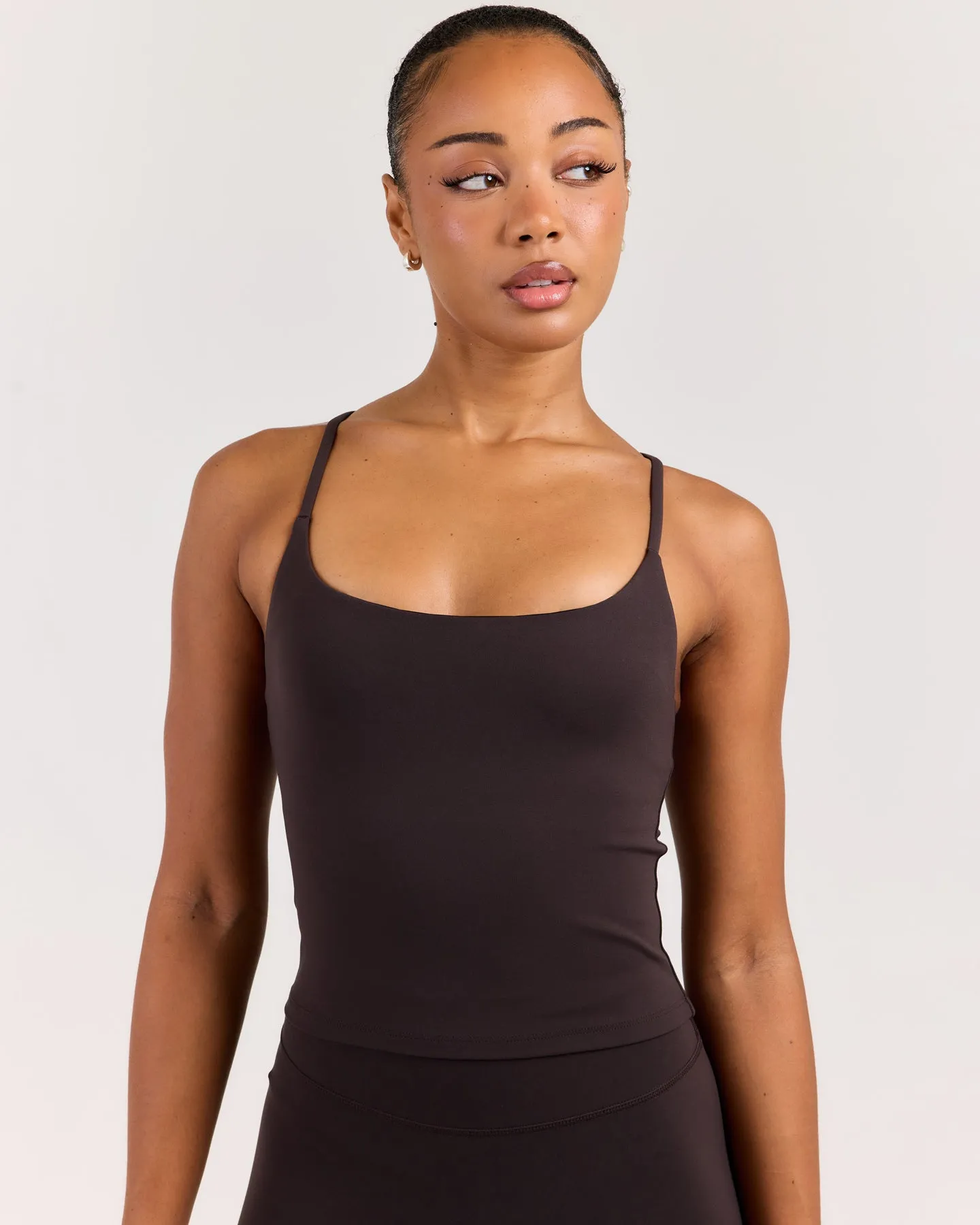 Luna Bend Tank - Coffee Bean sold by Elite Eleven product image thumbnail 4