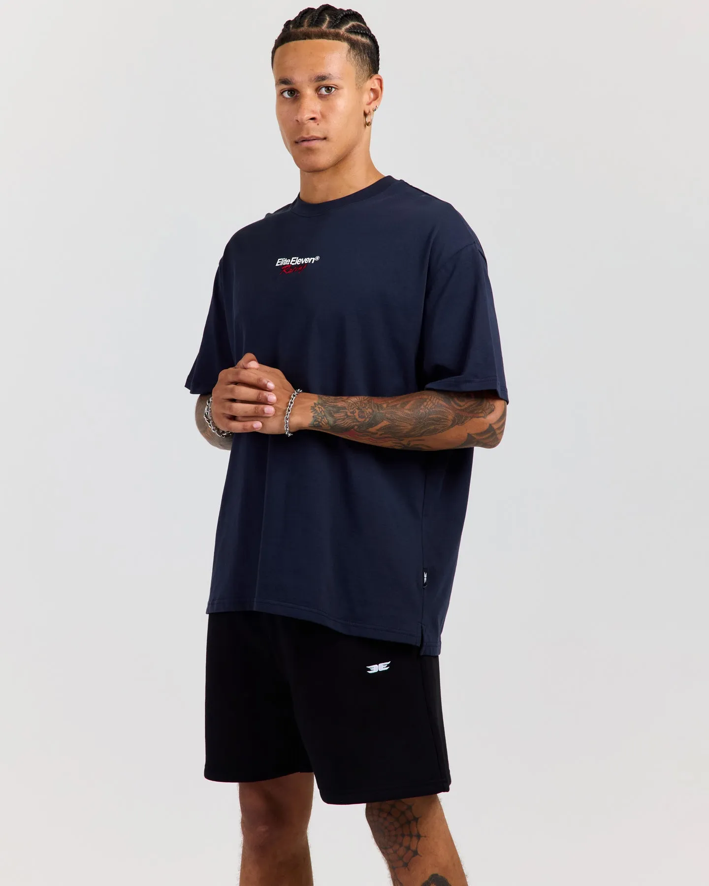 Motorsport Oversized Tee - Navy sold by Elite Eleven product image thumbnail 4