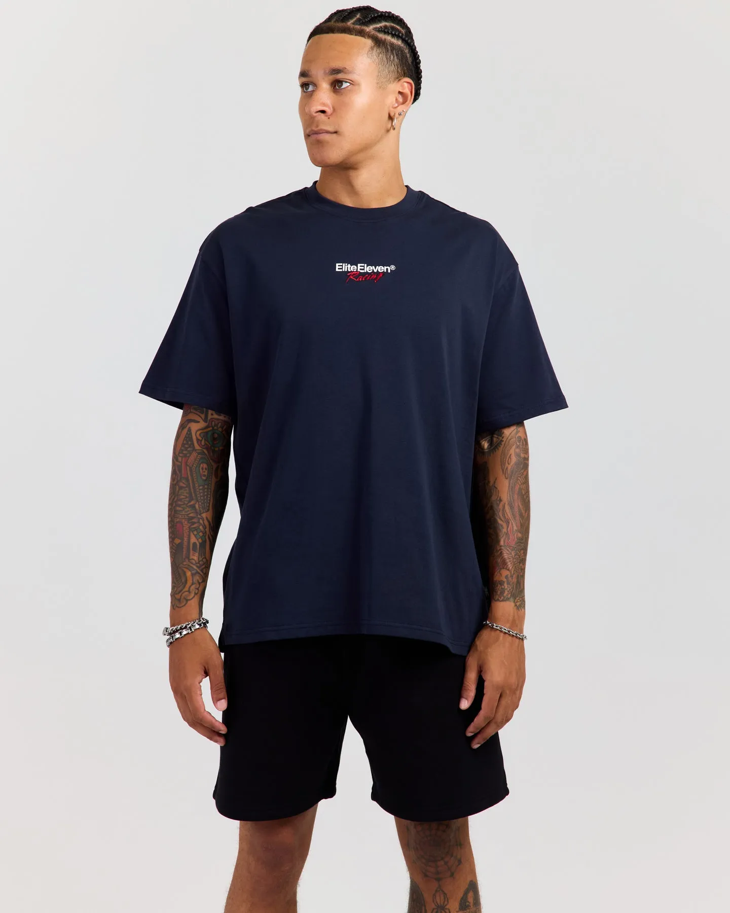 Motorsport Oversized Tee - Navy sold by Elite Eleven