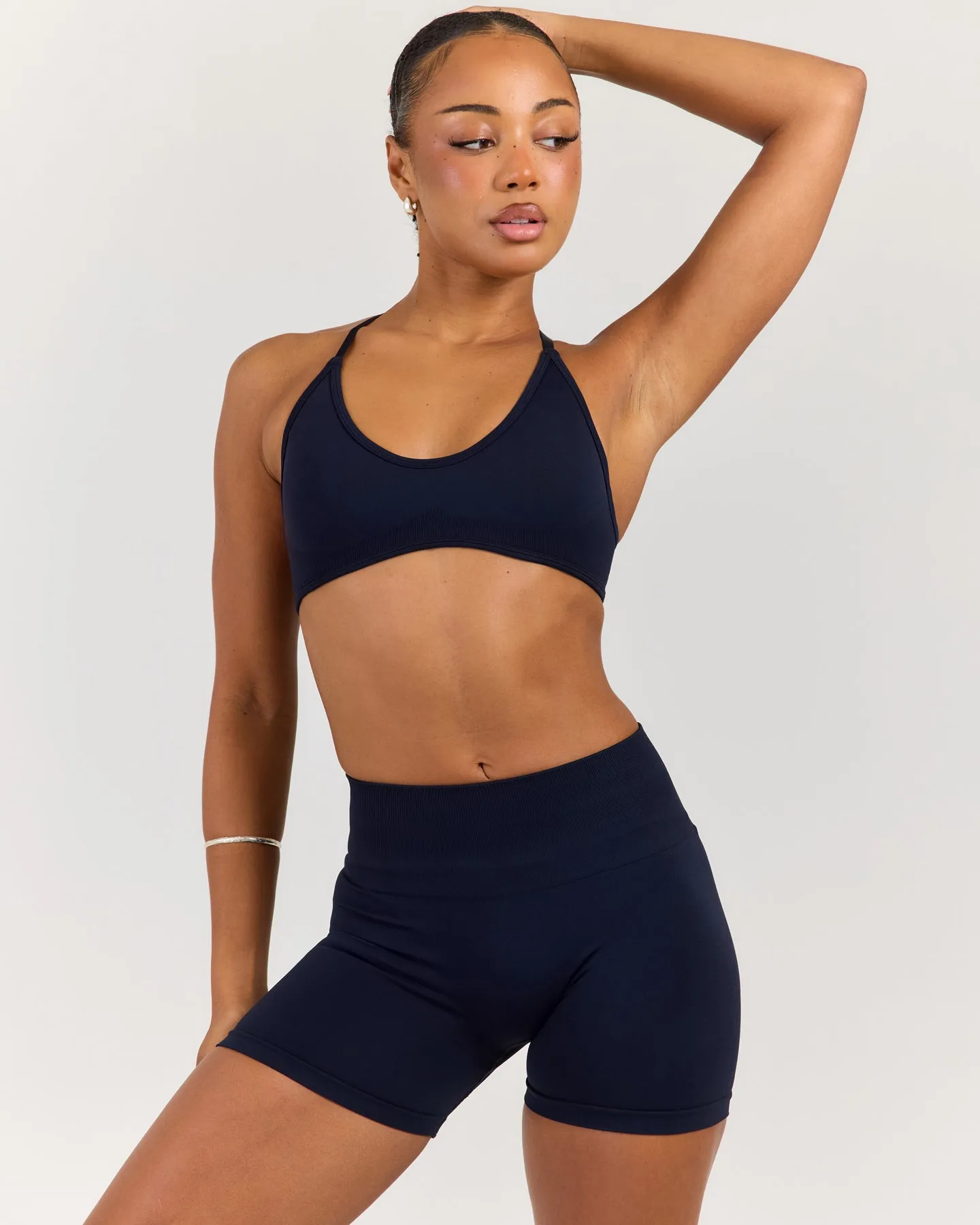 Elite Seamless Thin Halter Bra - Navy sold by Elite Eleven