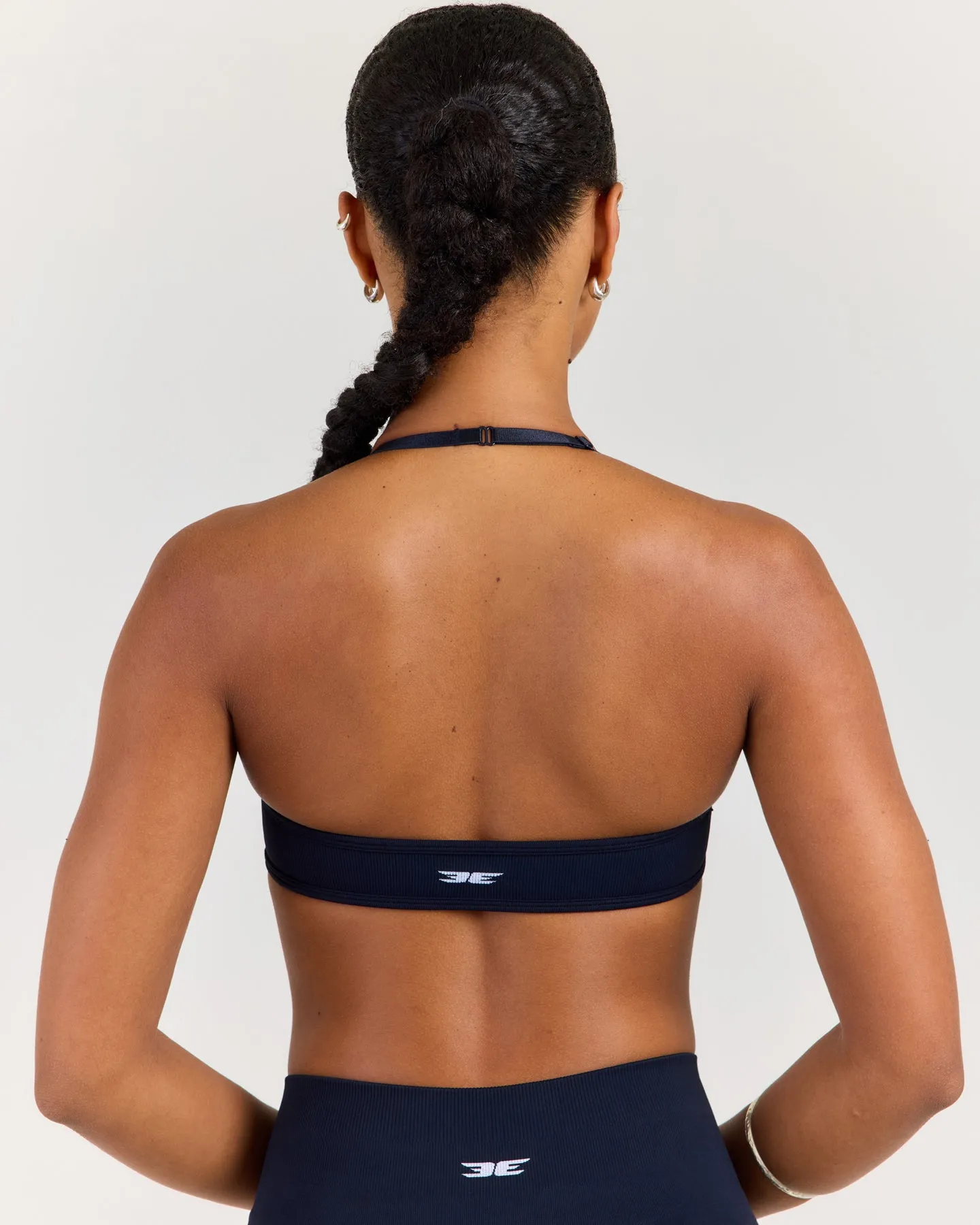 Elite Seamless Thin Halter Bra - Navy sold by Elite Eleven product image thumbnail 4